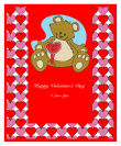 Hearts Galore Valentine Big Rectangle Labels 3.25x4